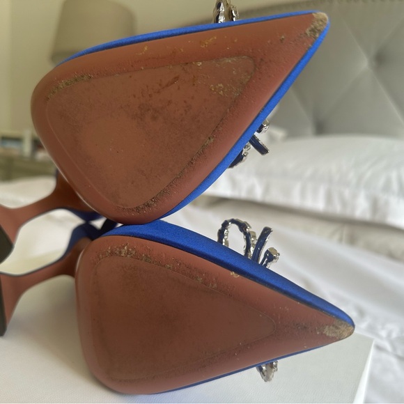 AMINA MUADDI ROSIE CRYSTAL BOW SLING - Picture 4 of 8